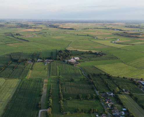 Christiansholm und Umgebung von oben © Ralf Tiessen Luftbild Christiansholm